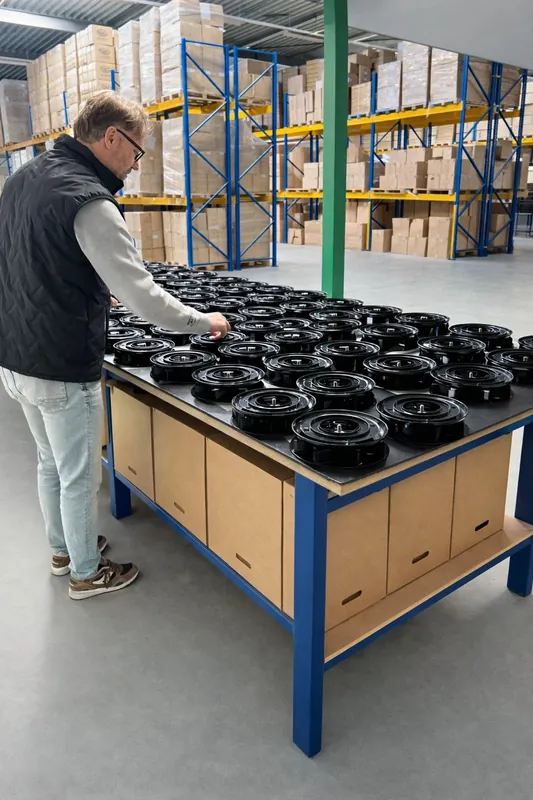 Assemblage van dakventilators